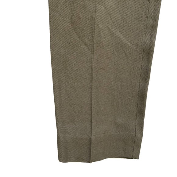 Rag & Bone Tia Overalls Jumpsuit Womens 6 Medium Olive Green Twill Jacquard Bib - Picture 11 of 13